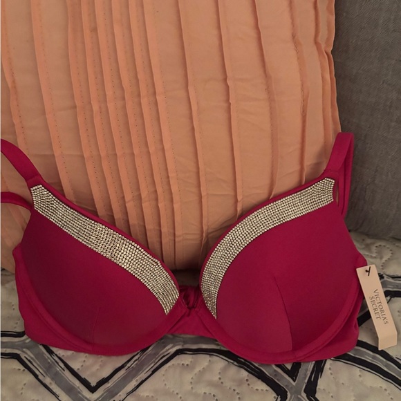 Victoria's Secret Pink Bra with Sparkling Accents - Picture 1 of 5